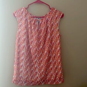 Worthington, Large, DarkFuchsia/Orange/White